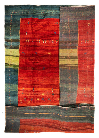 Persisk Gabbeh Mattan 405x508cm - Perserteppich Wollteppich
