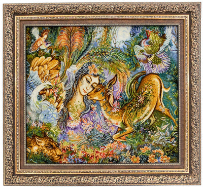 Bildmatta 90x95cm - Oriental Carpet