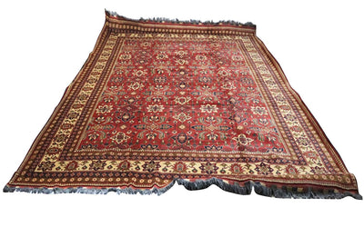 Hatchlu Mattan 401x492cm - Oriental Carpet - röd