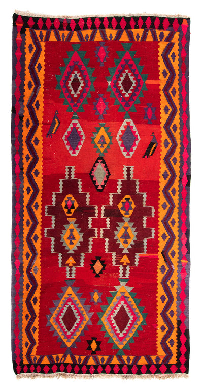 Antikt kilim Mattan 155x280cm