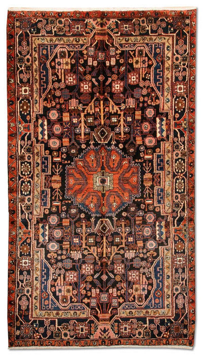 Nahavand Mattan 157x318cm - Persisk matta - mörkblå