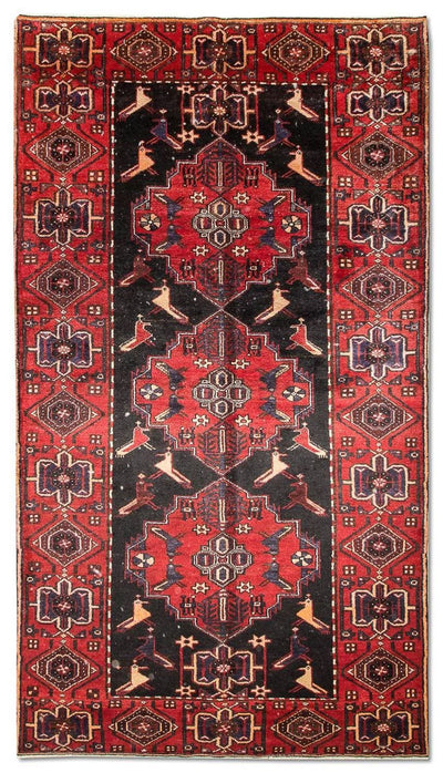 Hamadan Mattan 153x302cm - Persisk matta - blå