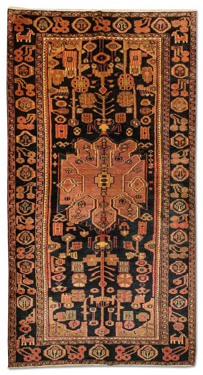 Hamadan Mattan 150x300cm - Persisk matta - blå