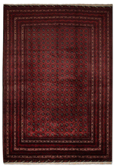 Bukhara Mattan 195x299cm - Oriental Carpet - röd