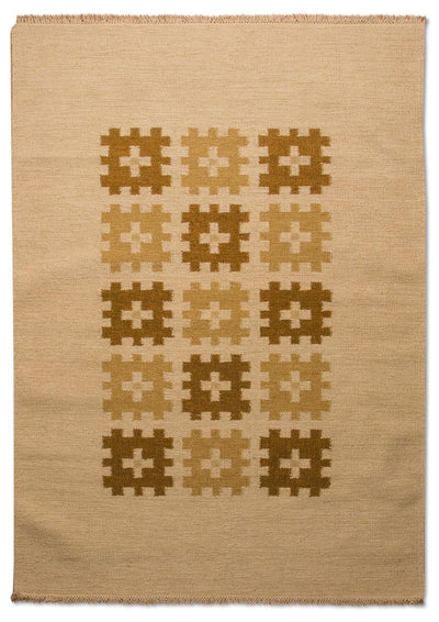 Modern kilim Mattan Erana - Ullmatta