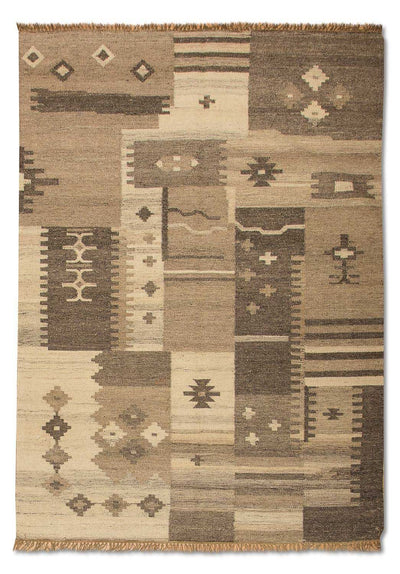 Modern kilim Mattan 140x200cm - Ullmatta