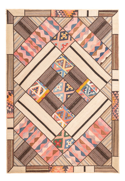 Patchwork-matta 160x230cm - Perserteppich Wollteppich