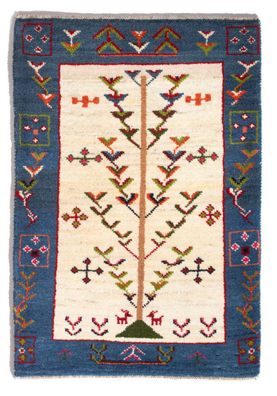 Persisk Gabbeh Mattan 63x92cm - Perserteppich Wollteppich