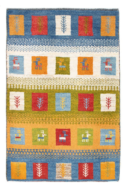 Persisk Gabbeh Mattan 60x90cm - Perserteppich Wollteppich