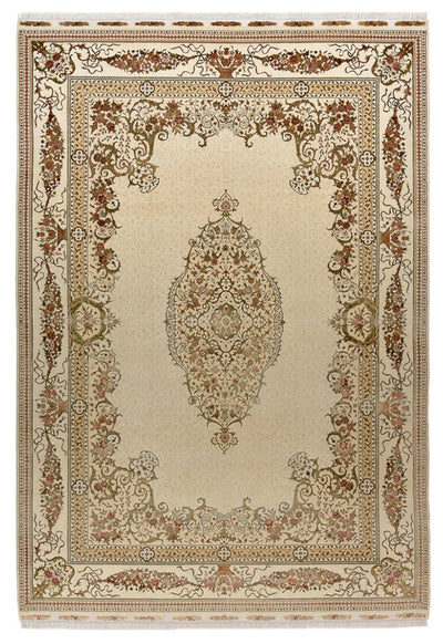 Indo Tabriz Mattan 209x304cm - Oriental Carpet