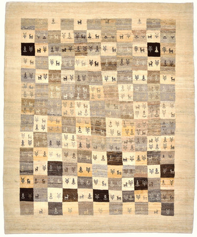 Loribaft Mattan 154x191cm - Perserteppich Wollteppich