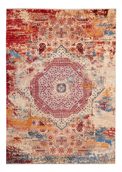 Designermatta 204x289cm - flerfärgad