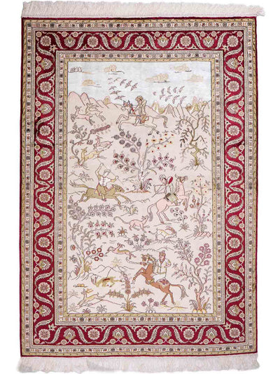 Kinesisk silke Mattan 125x183cm - Oriental Carpet