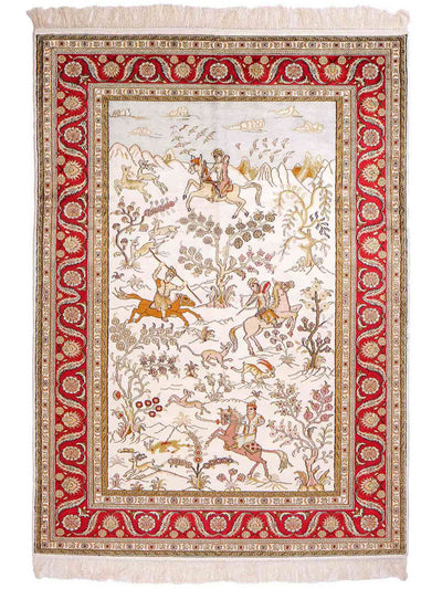 Kinesisk silke Mattan 125x184cm - Oriental Carpet