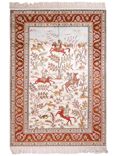 Kinesisk silke Mattan 125x184cm - Oriental Carpet