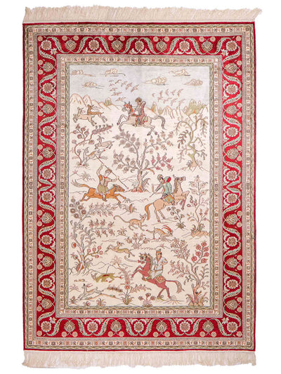 Kinesisk silke Mattan 124x180cm - Oriental Carpet