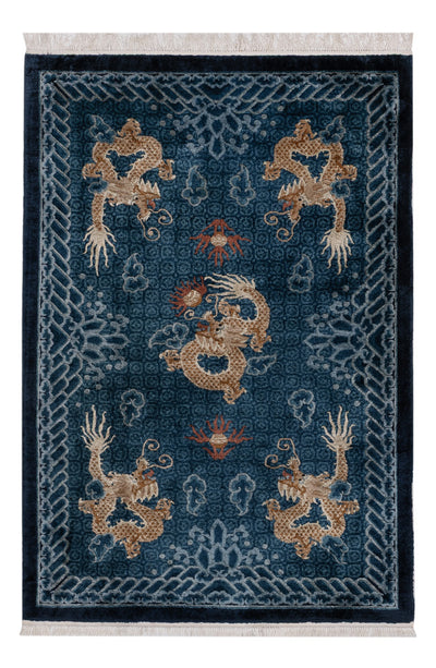 Kinesisk silke Mattan 123x187cm - Oriental Carpet
