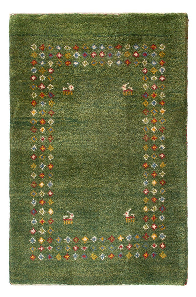 Persisk Gabbeh Mattan 62x89cm - Perserteppich Wollteppich
