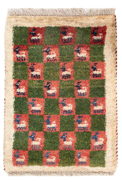 Persisk Gabbeh Mattan 40x60cm - Perserteppich Wollteppich