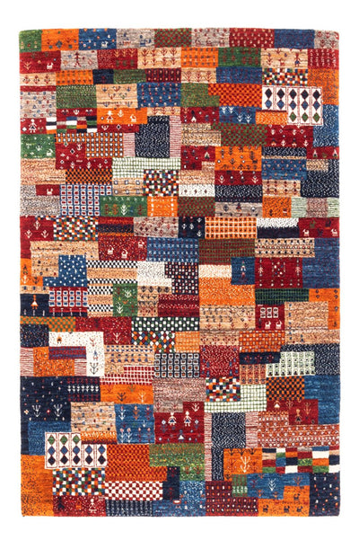 Loribaft Mattan 100x147cm - Perserteppich Wollteppich