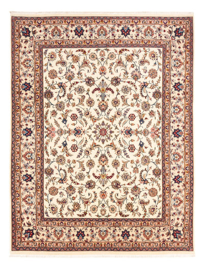 Mashhad Mattan 190x248cm - Persisk matta - grädde