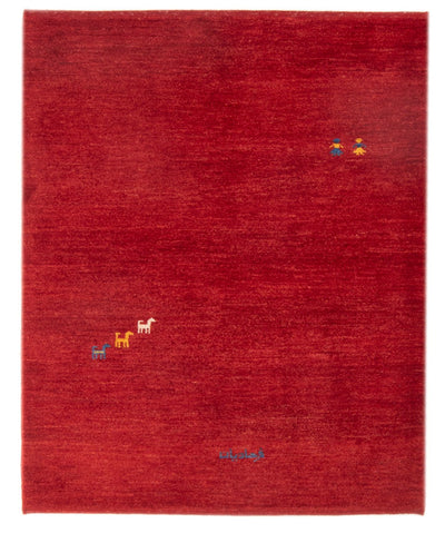 Persisk Gabbeh Mattan 103x145cm - Perserteppich Wollteppich