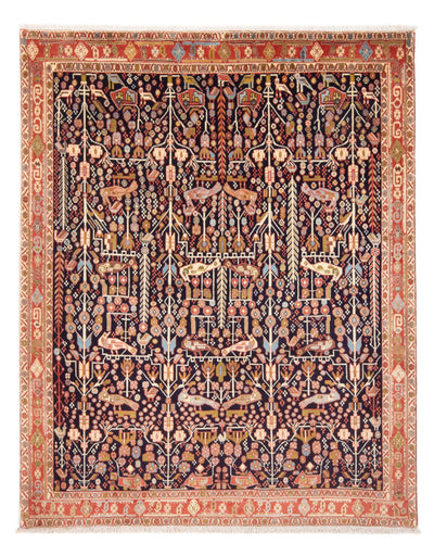 Afshar Sirjan Mattan 154x200cm - Persisk matta - mörkblå