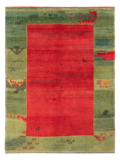 Persisk Gabbeh Mattan 152x198cm - Perserteppich Wollteppich