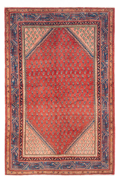 Hamadan Mattan 134x211cm - Persisk matta - röd