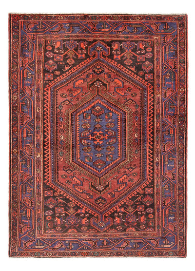 Hamadan Mattan 142x197cm - Persisk matta - röd