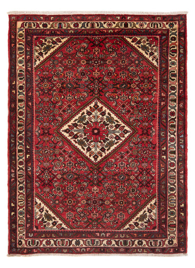 Hosseinabad Mattan 147x195cm - Persisk matta - röd