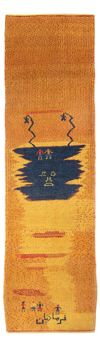Persisk Gabbeh Mattan 87x293cm - Perserteppich Wollteppich