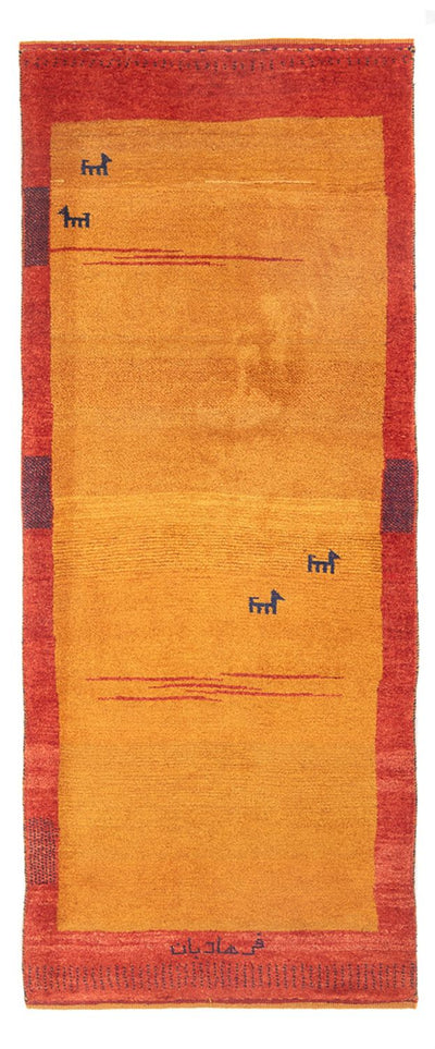 Persisk Gabbeh Mattan 82x216cm - Perserteppich Wollteppich