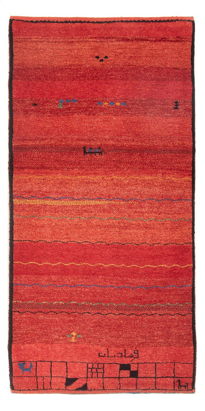 Persisk Gabbeh Mattan 87x187cm - Perserteppich Wollteppich