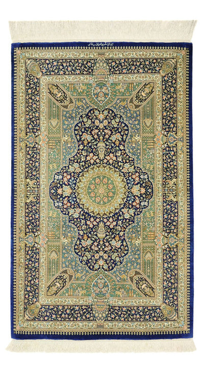 Qom Mattan 76x126cm - Persisk matta