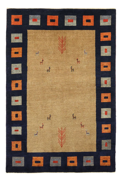 Loribaft Mattan 105x156cm - Perserteppich Wollteppich
