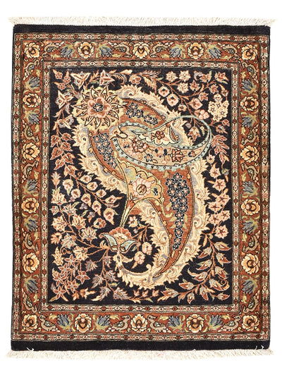 Qom Mattan 60x77cm - Persisk matta - flerfärgad