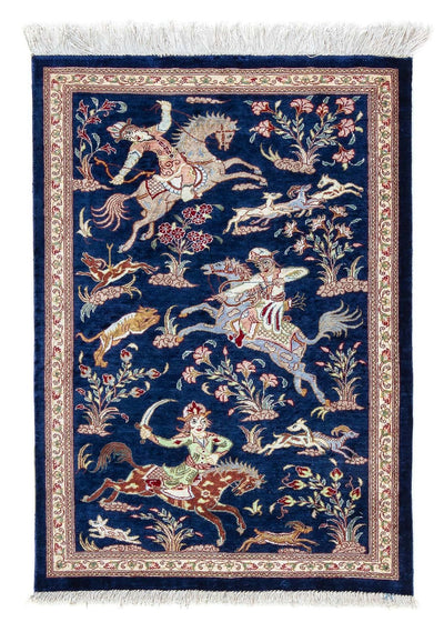 Qom Mattan 55x87cm - Persisk matta