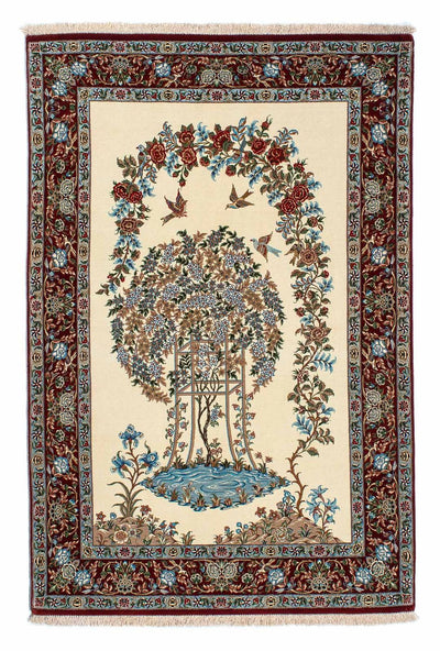 Qom Mattan 133x207cm - Persisk matta