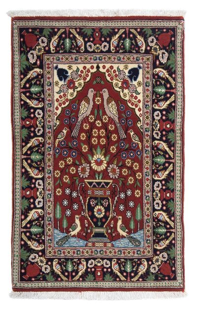 Qom Mattan 63x105cm - Persisk matta