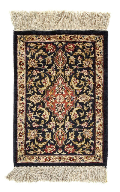Qom silke Mattan 28x41cm - Persisk matta