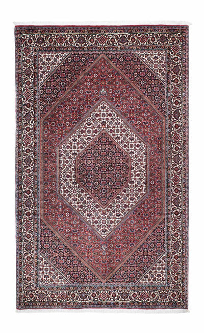 Bidjar Mattan 131x214cm - Persisk matta - ljusröd