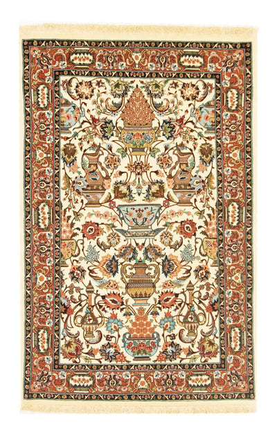 Qom Mattan 102x160cm - Persisk matta - beige