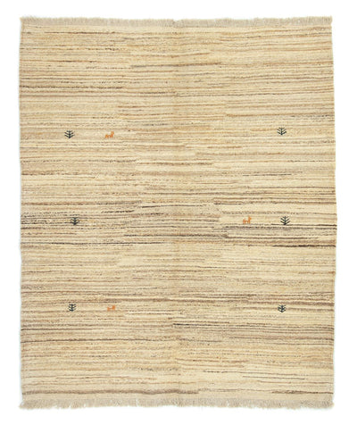 Persisk Gabbeh Mattan 158x188cm - Perserteppich Wollteppich