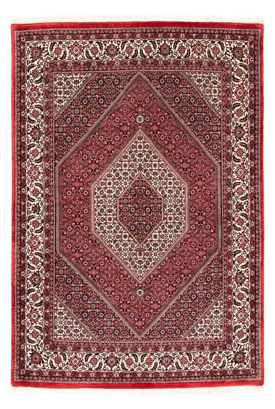 Bidjar Mattan 168x240cm - Persisk matta - mörkröd