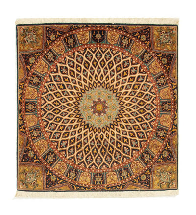Tabriz - 50 Raj Mattan 100x100cm - Persisk matta