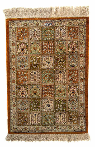 Qom Mattan 55x76cm - Persisk matta