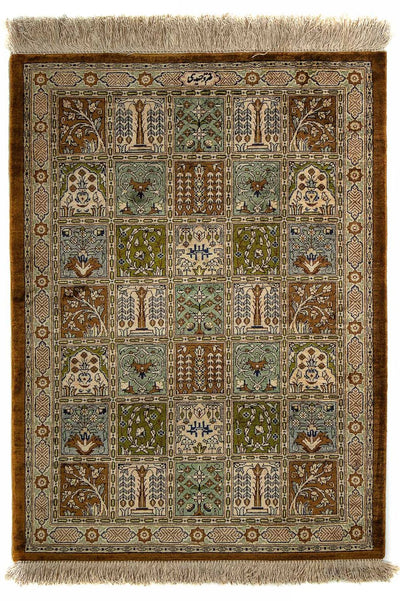 Qom Mattan 58x77cm - Persisk matta