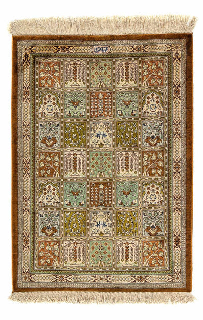 Qom Mattan 55x77cm - Persisk matta