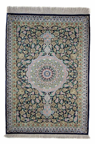 Qom Mattan 63x88cm - Persisk matta
